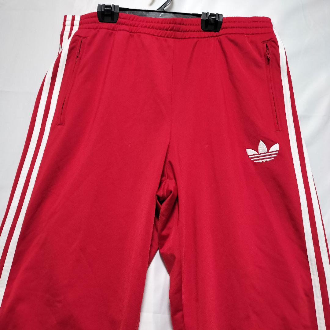 ★人気　アディダス　ファイヤーバード　トラックパンツ　ジャージ　レッド　2XL