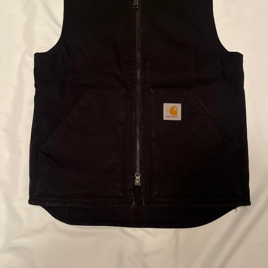 【美品】Carhartt WIP VEST ブラック S 中綿シンサレート 黒
