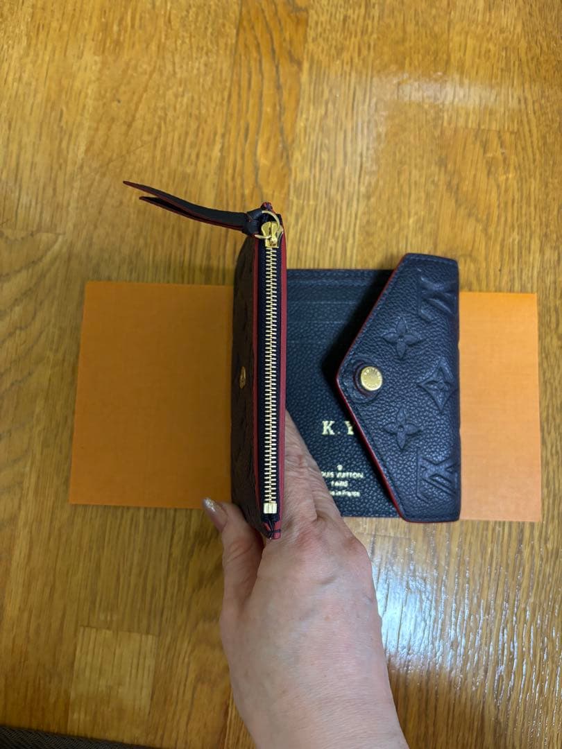 Louis Vuitton レザー三つ折り財布