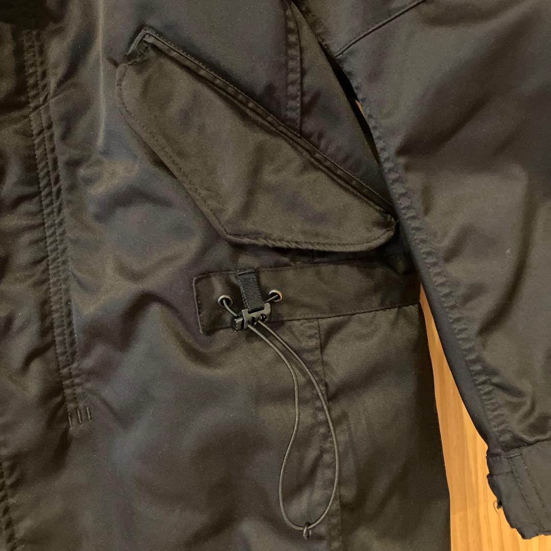 nonnative ブラック フード付き モッズコートサイズ1