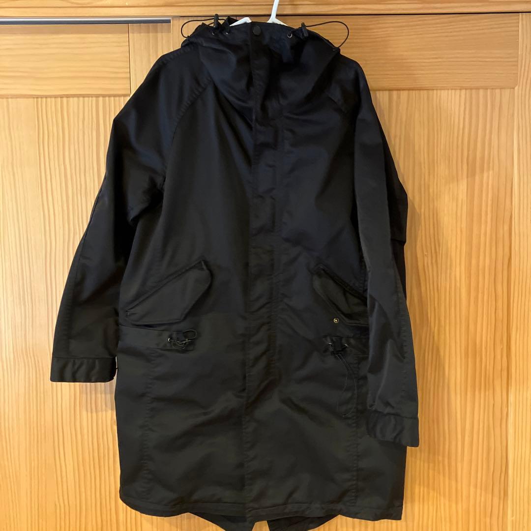 nonnative ブラック フード付き モッズコートサイズ1