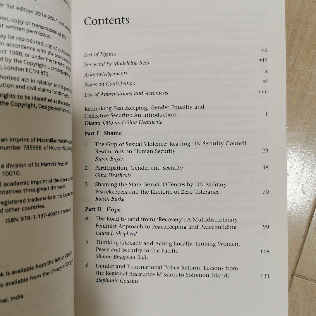 洋書 Rethinking Peacekeeping, Gender Equality