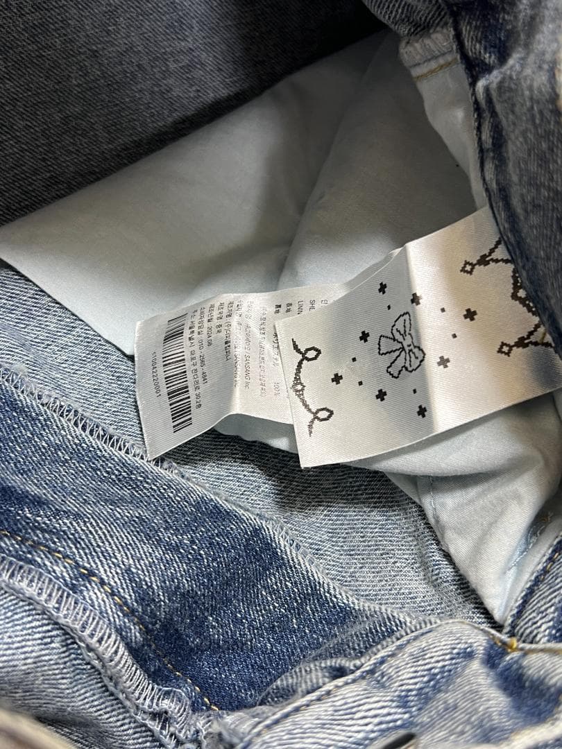 [新品] COYSEIO W STITCH DENIM PANTS デニム