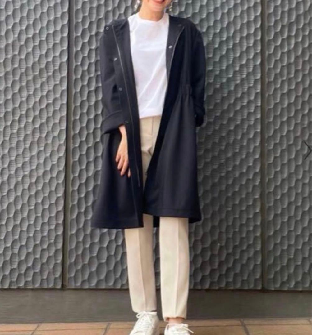 セオリーリュクス Bonding Jersey Naeli ノーカラーコート