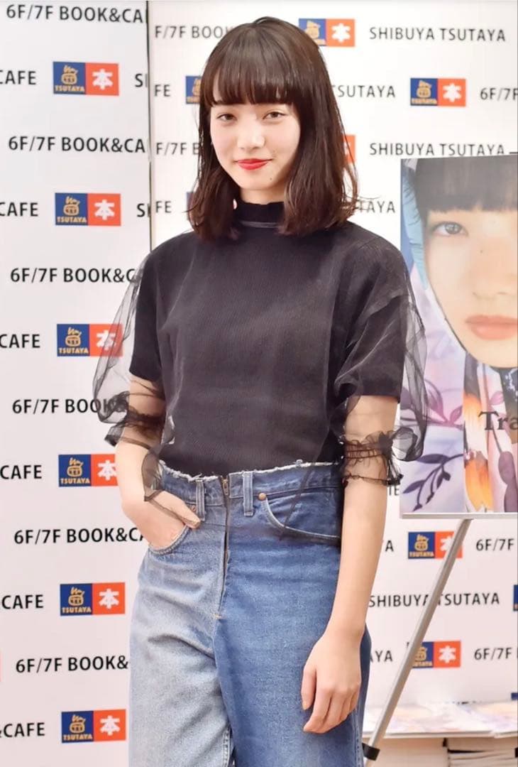 【小松菜奈さん着用】77CIRCA フリンジフレアデニム