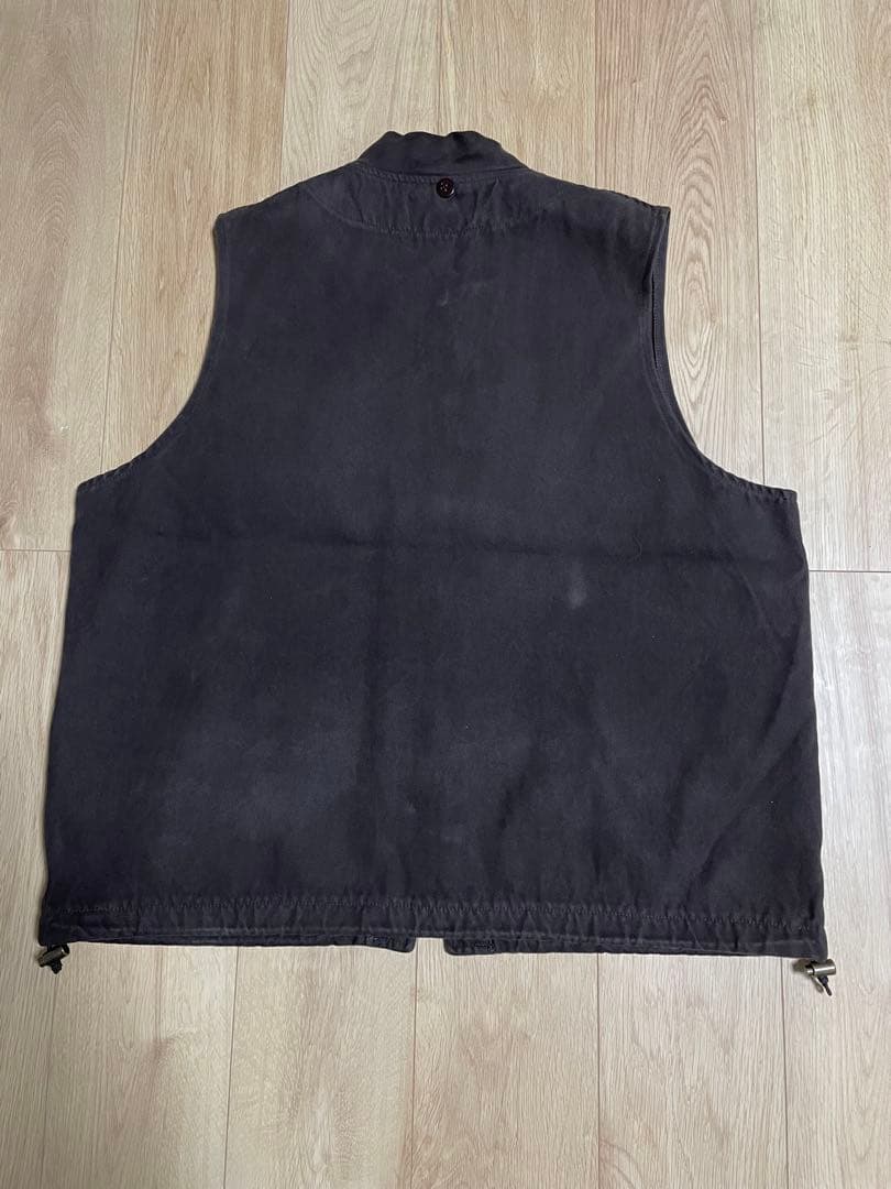 90s FILSON モールスキンライナーベスト ダークブラウン USA製