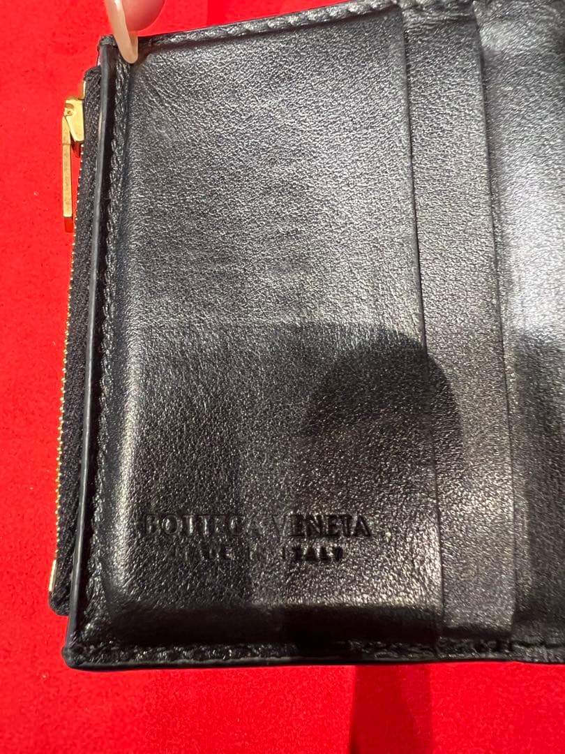 Bottega Veneta カセット　三つ折りファスターウォレット