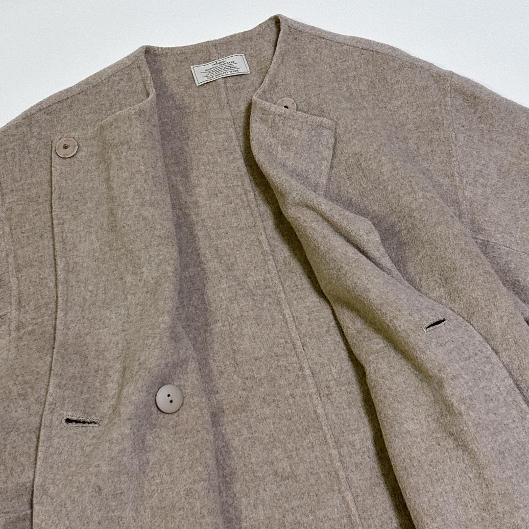 22AW✨ジャーナルスタンダード レリューム ウールナイロン リバーミドルコート