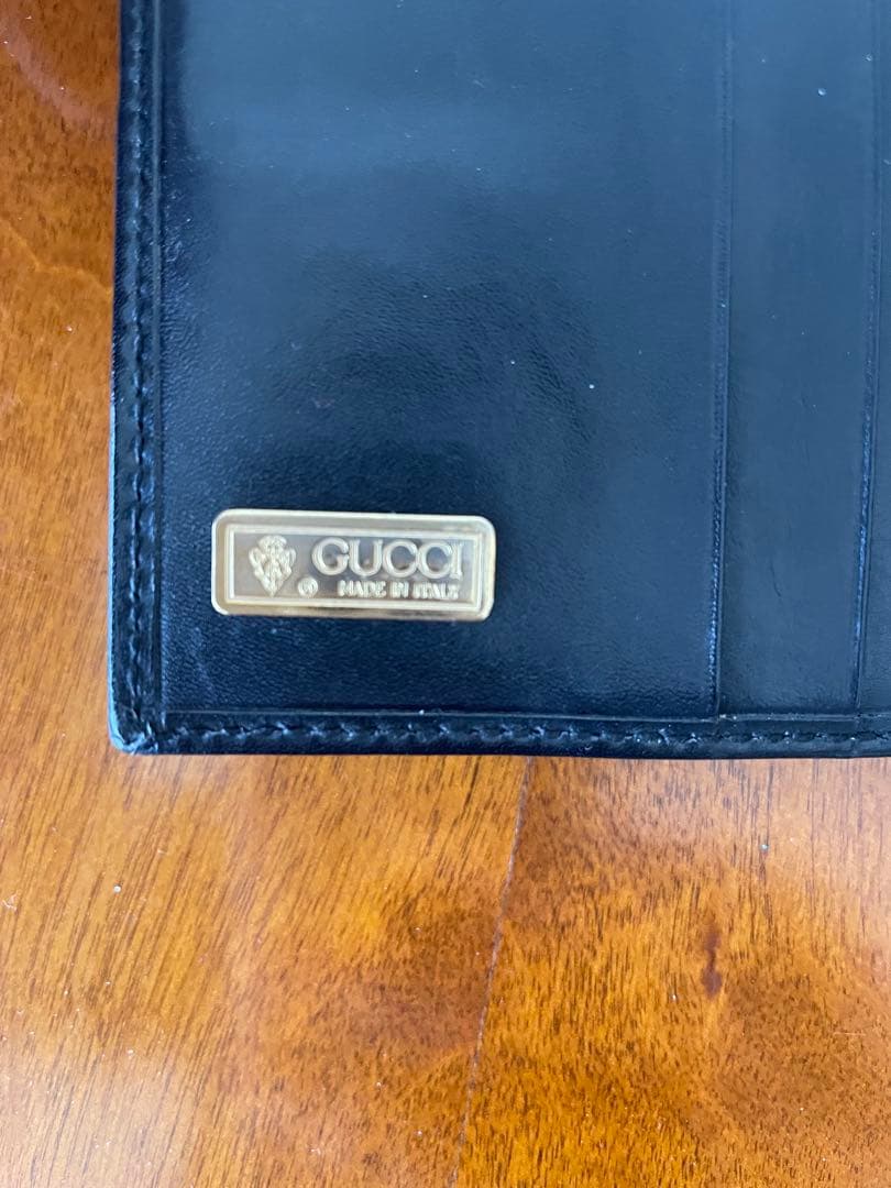 GUCCI オールドグッチ シェリーライン 二つ折り財布