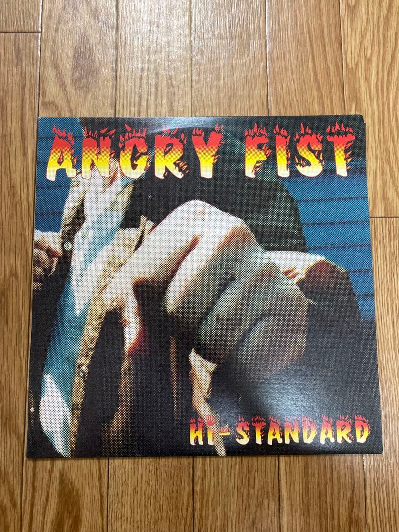 HI-STANDARD ハイスタンダード　ANGRY FIST レコード