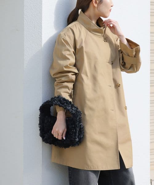 ☆【大人気完売品】relume スタンドポンチョコート 38☆