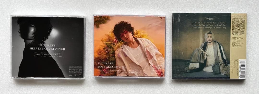 藤井風　CD３枚セット　Prema 通常盤（シリアル付き）他２枚
