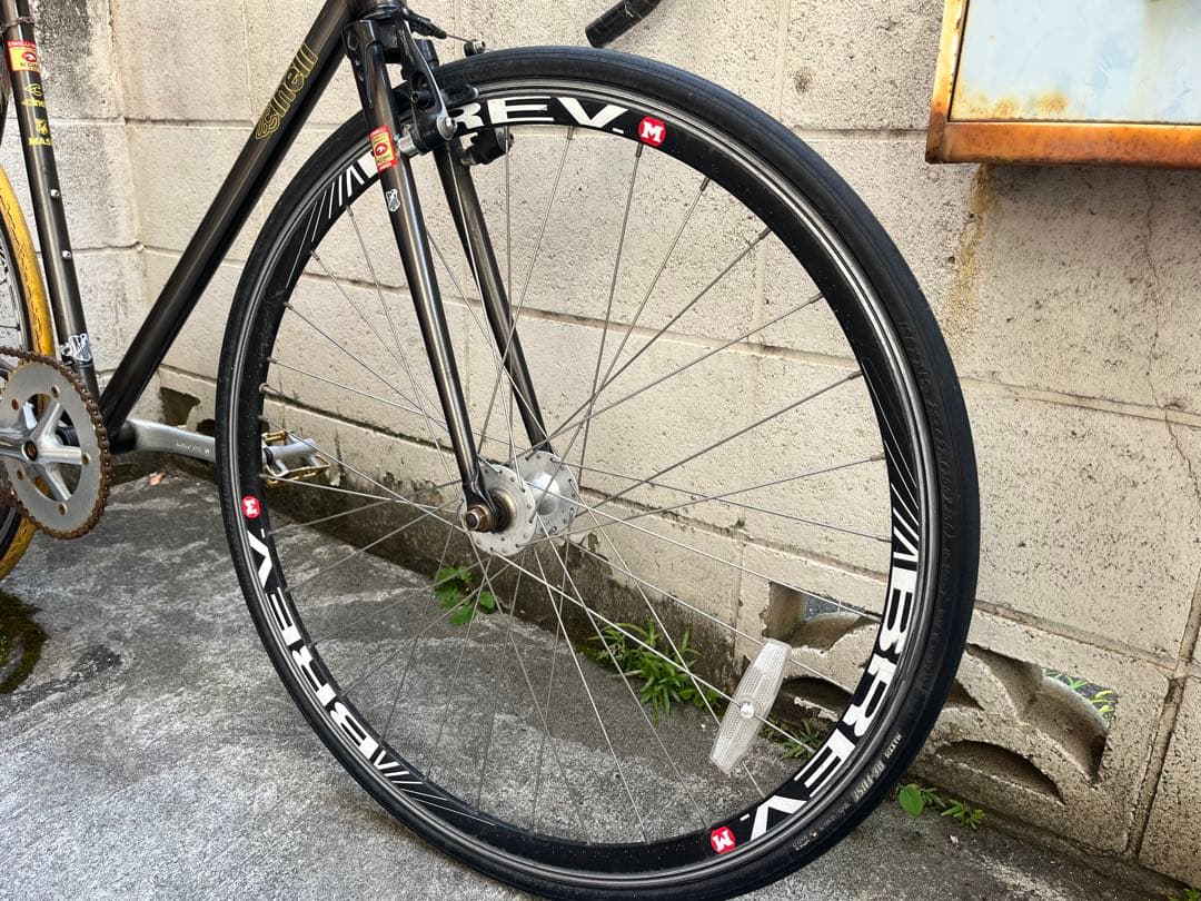 か*か様 Cinelli MASH WORK ほぼ完成車　ピスト　NJS ブルー