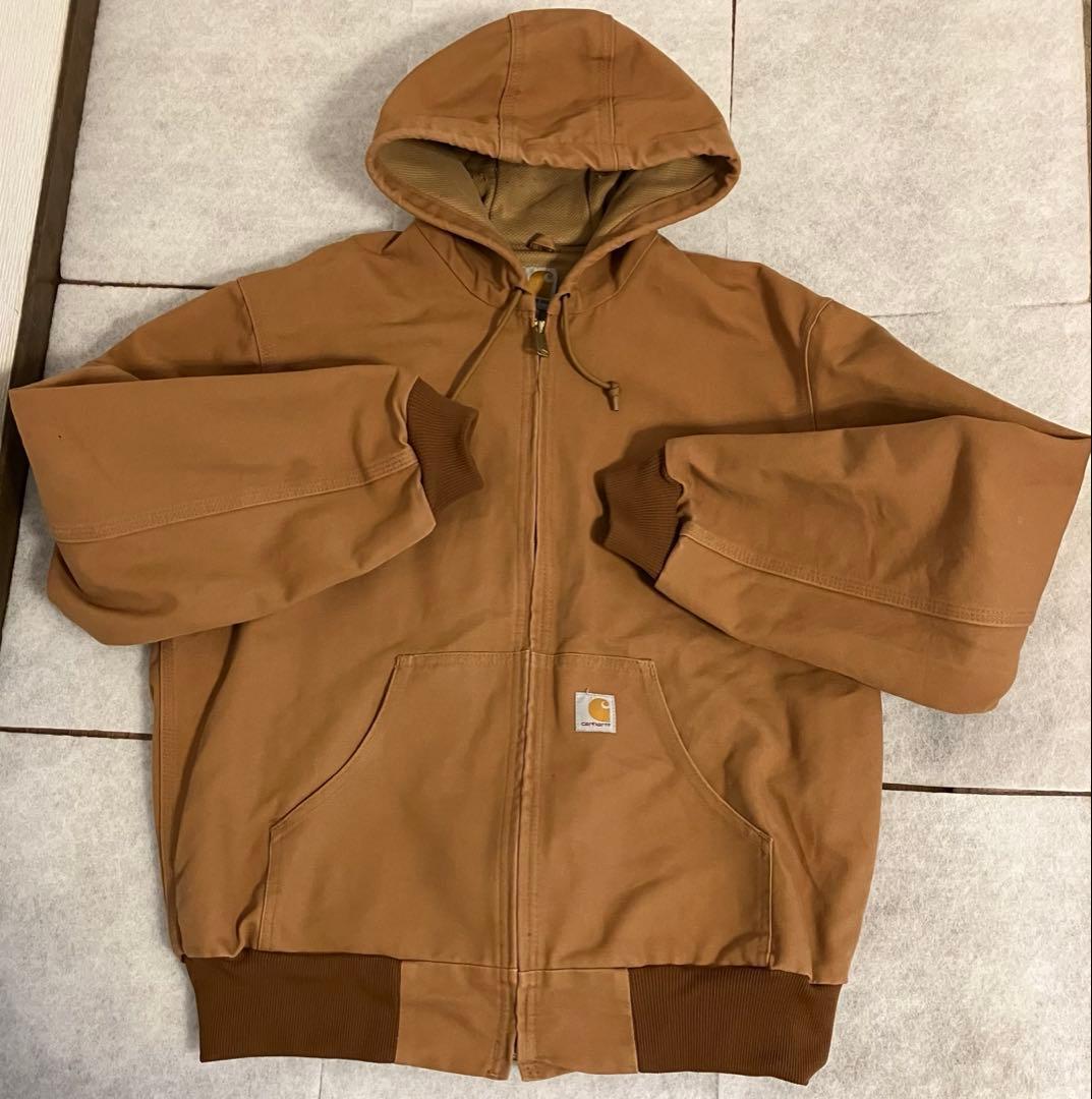 ヨ*～様 カーハート アクティブジャケット Active Jacket ブラウン
