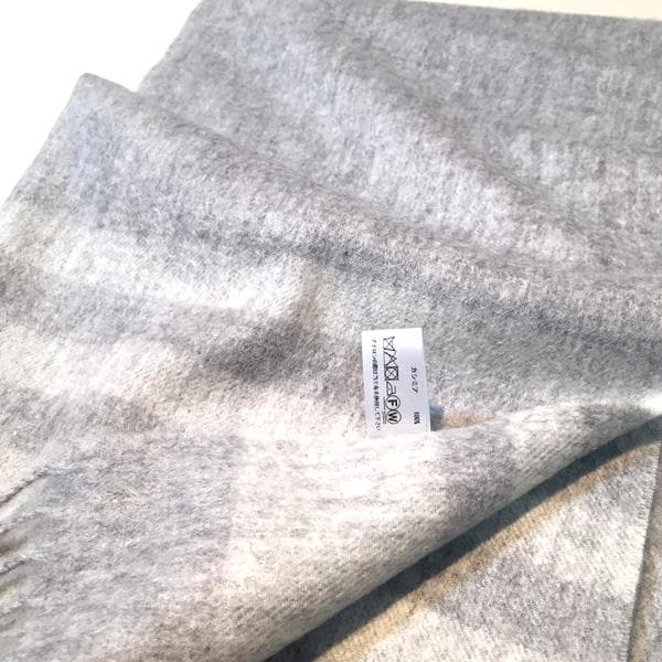 ラスト1枚訳あり値下50×200cｍ大判100%カシミヤストールマフラーBD新品