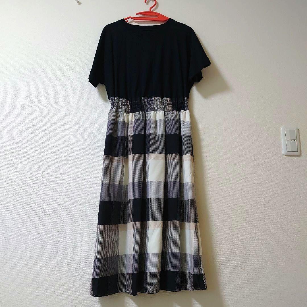 タイムセール★ブルーレーベル　クレストブリッジ カットソーコンビワンピース