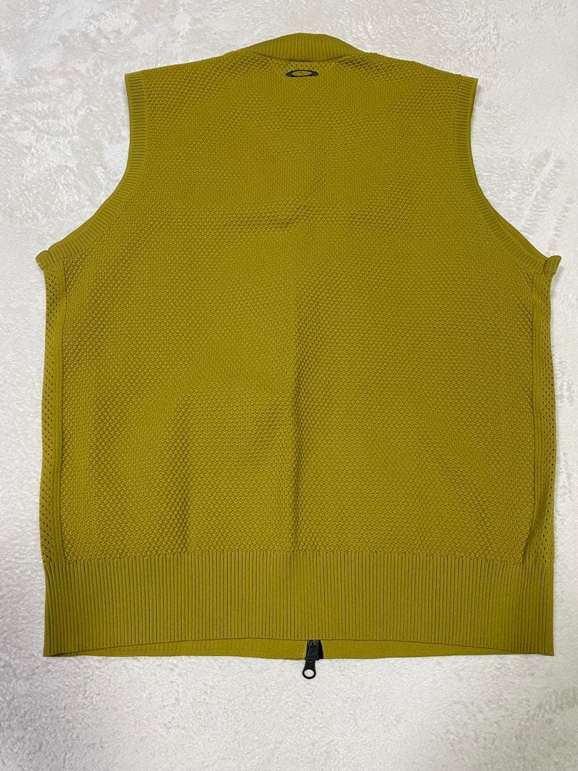 新品 オークリー スカル VECTOR SWEATER ベスト イエロー XL