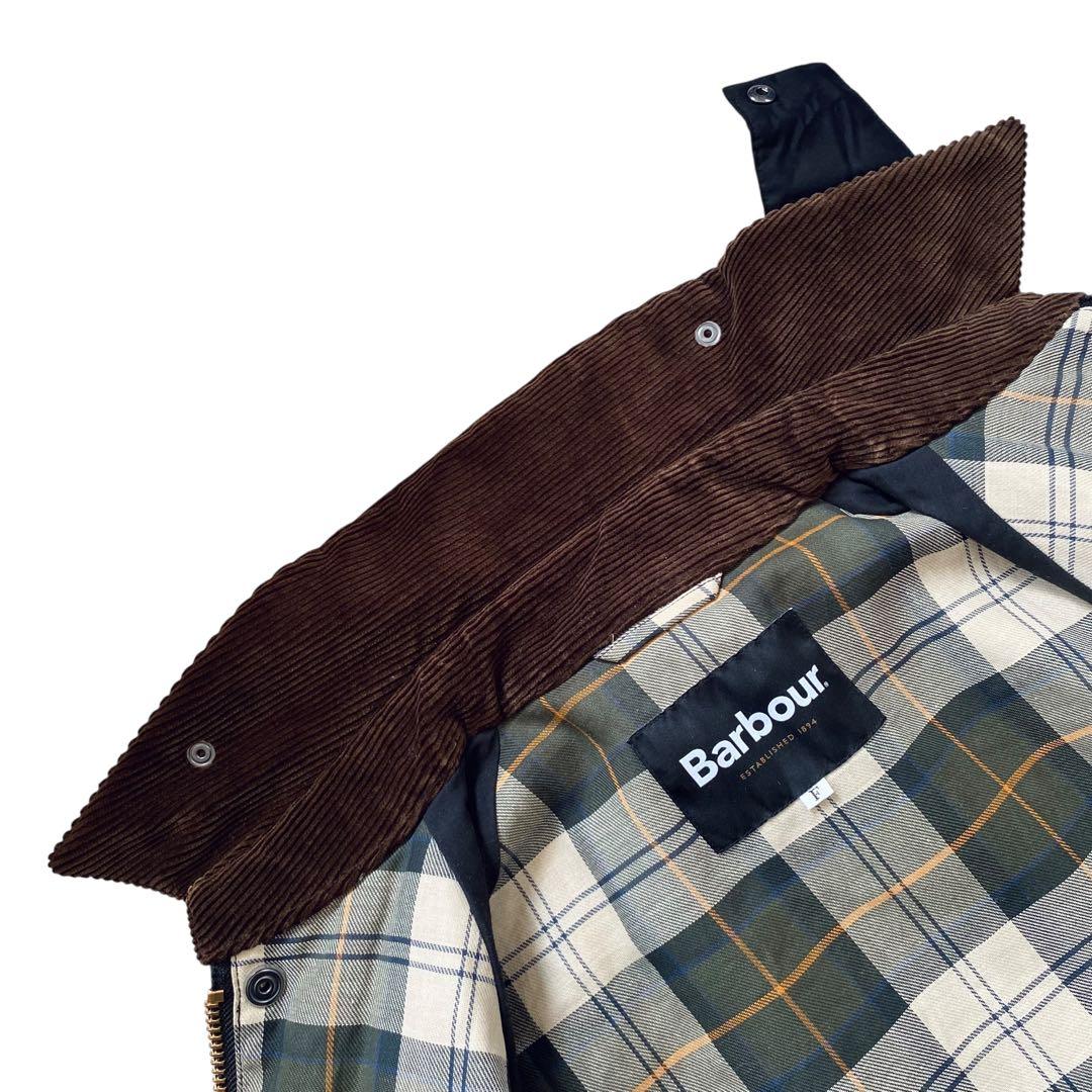 Barbour バブアー別注SPEY ピーチスキン 中綿ブルゾン コーデュロイ襟