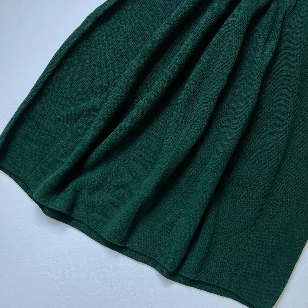 美品　Sybilla シビラ　コクーンスカート　ロングスカート　グリーン　M