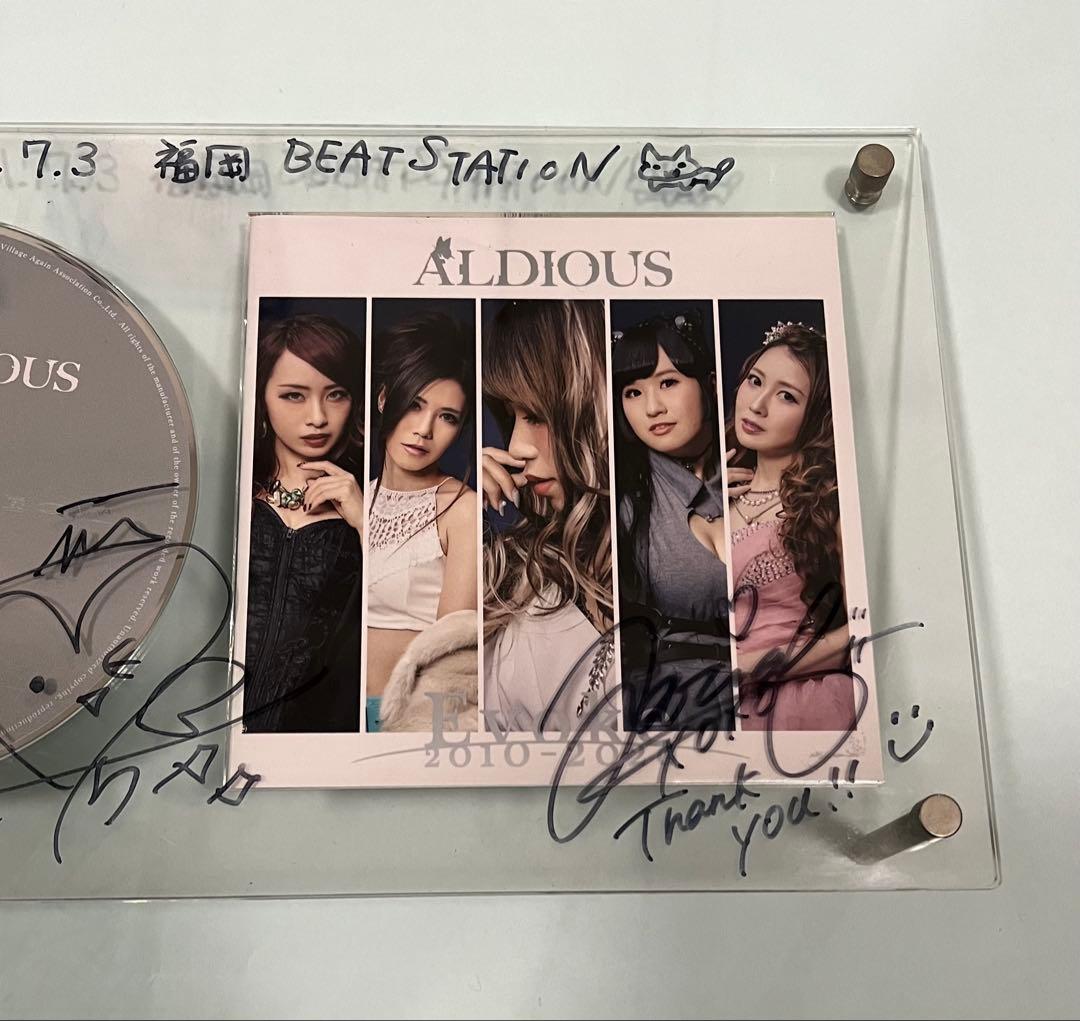 【レア品】Aldious アルディアス 直筆サイン入CD アクリルスタンド