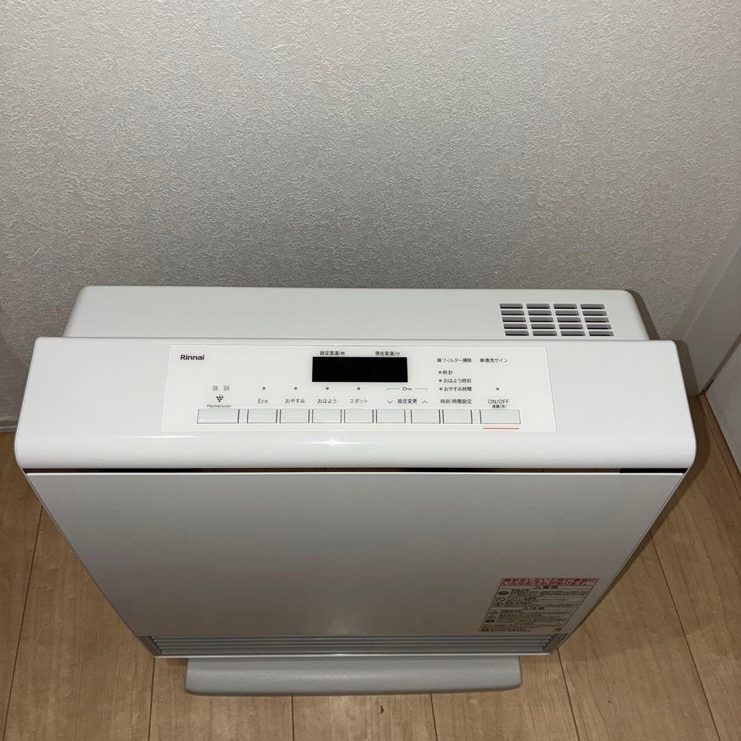 極美品Rinnai RC-A4401NP-MW ガスファンヒーター LPガス専用
