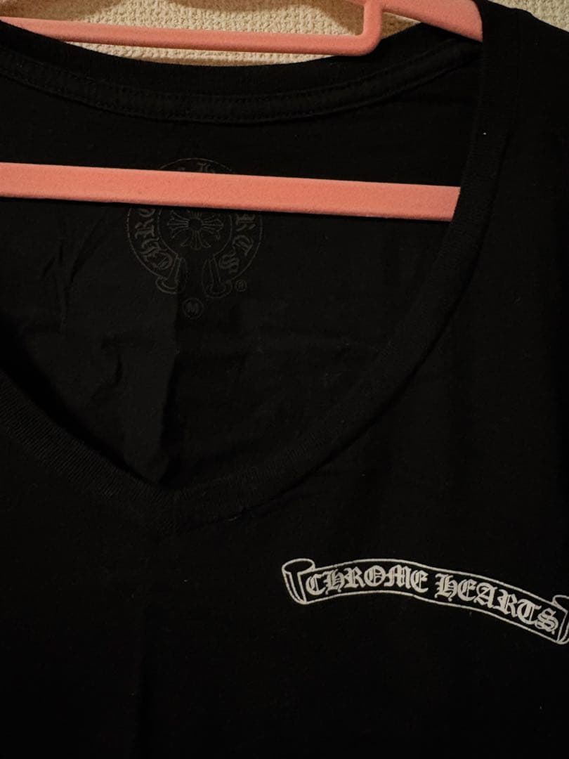 【お値下げしました】CHROME HEARTS 黒 Tシャツ Vネック