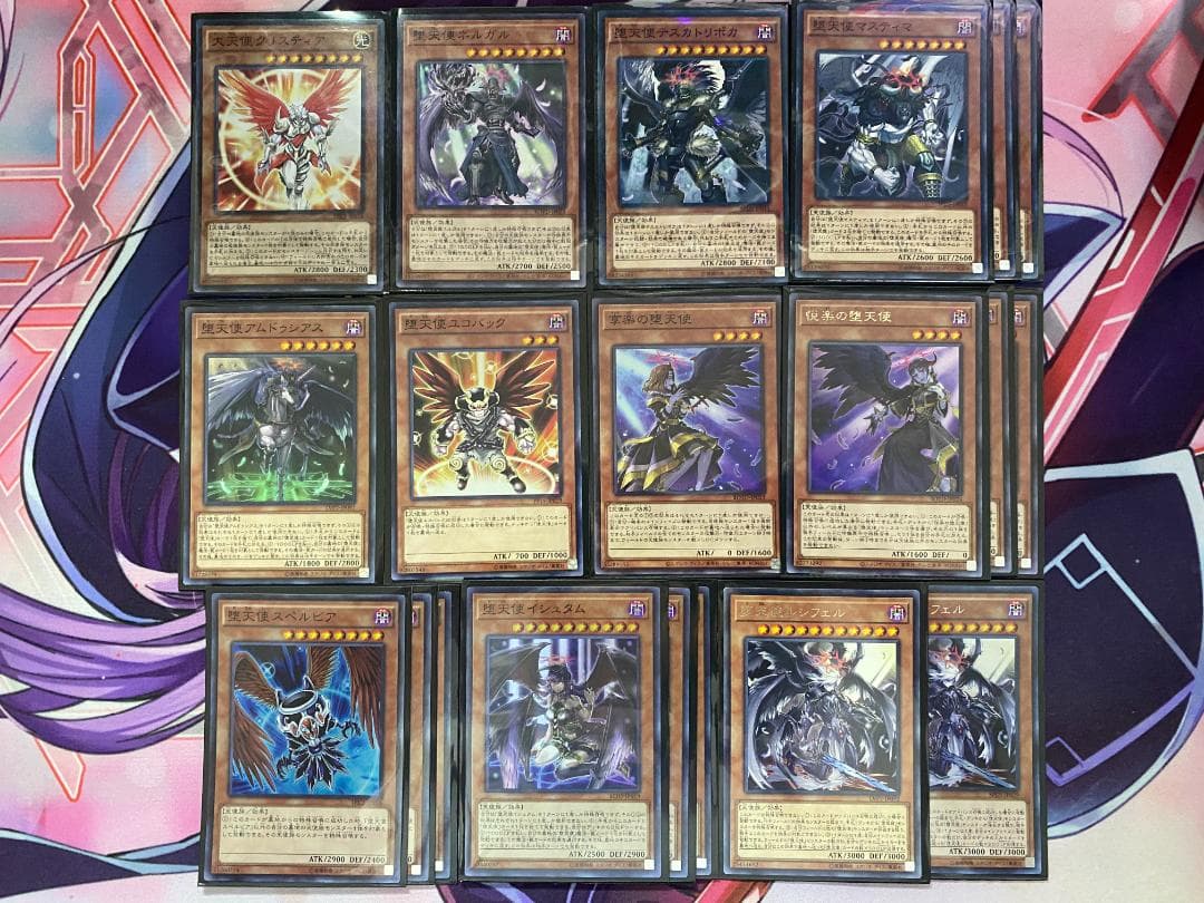 【24時間以内発送】遊戯王　堕天使　本格構築済みデッキ
