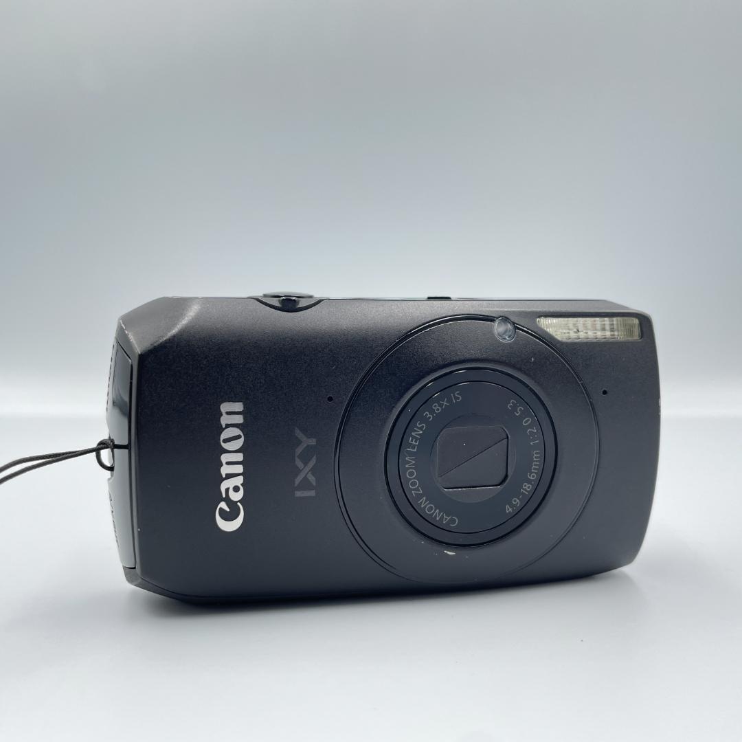 【美品状態良好品・動作品・転送特典無料有】Canon IXY 30S BLACK