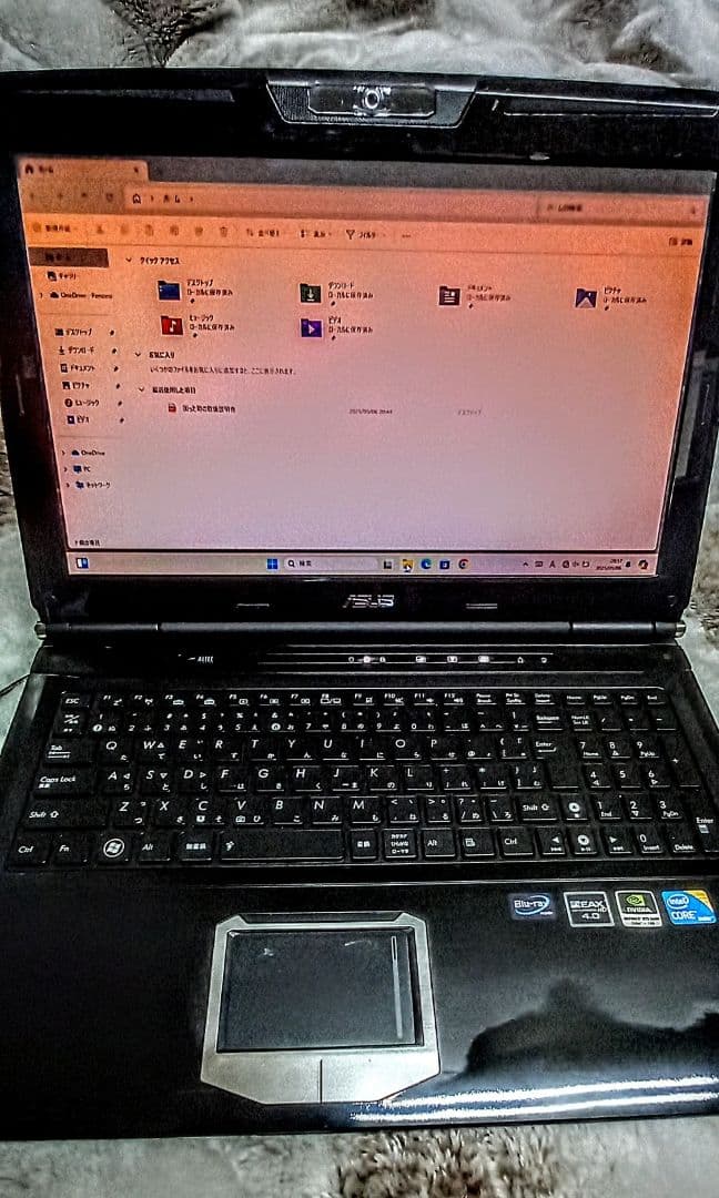 ASUS 　G60JX SSD256GB.メモリ16GB.Win11 ノートPC