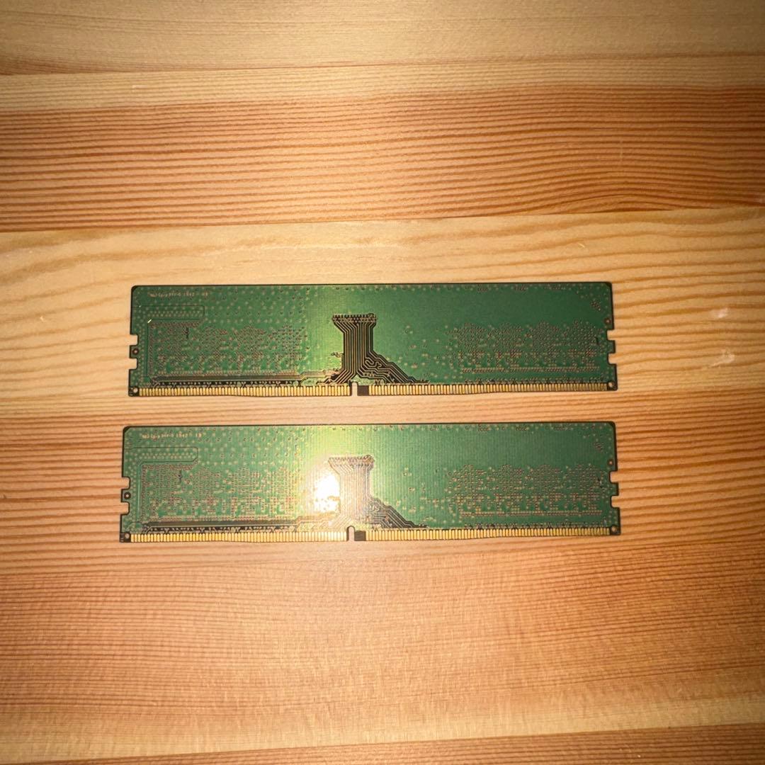 メモリー SAMSUNG DDR4 8GB PC4-2666V x2 16GB