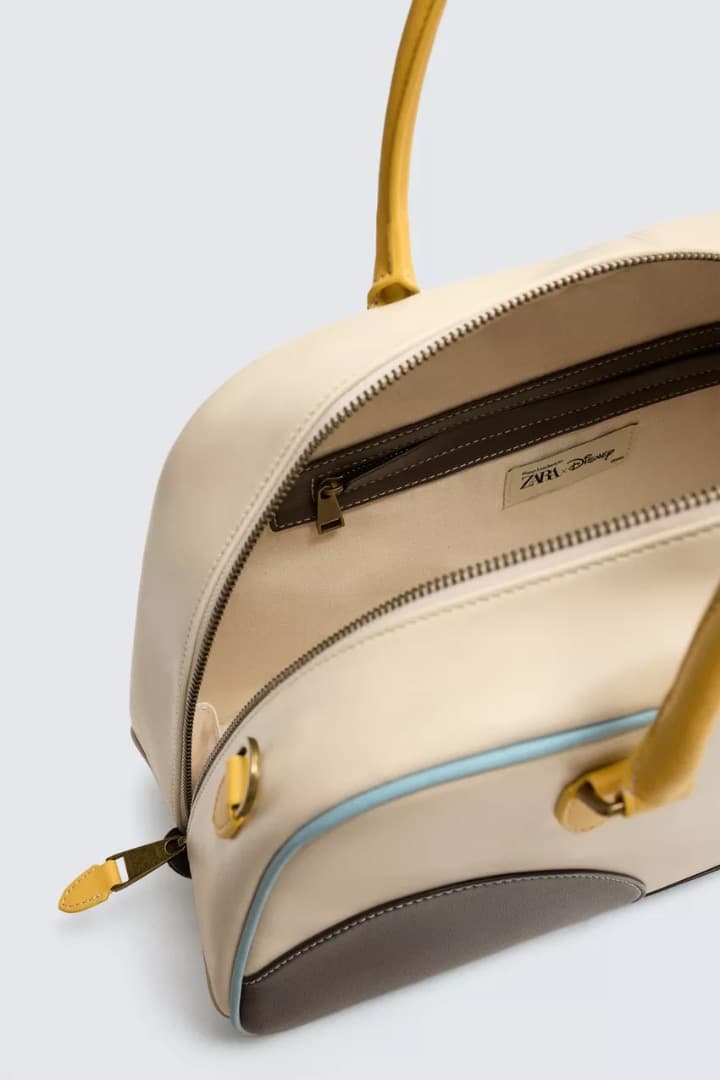 ZARA レザークロスボディバッグ HARRY LAMBERT X DISNEY