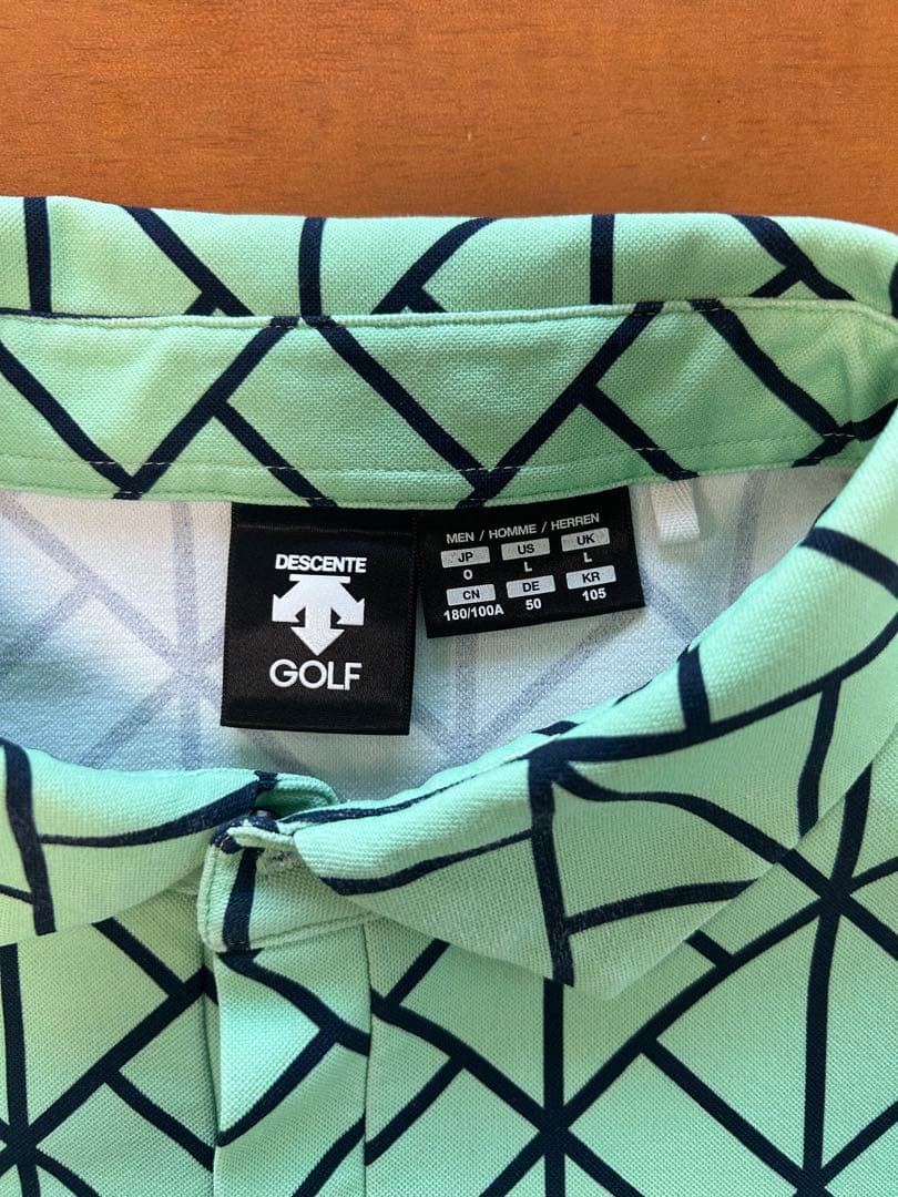 DESCENTE GOLF メンズシャツ Ｏサイズ