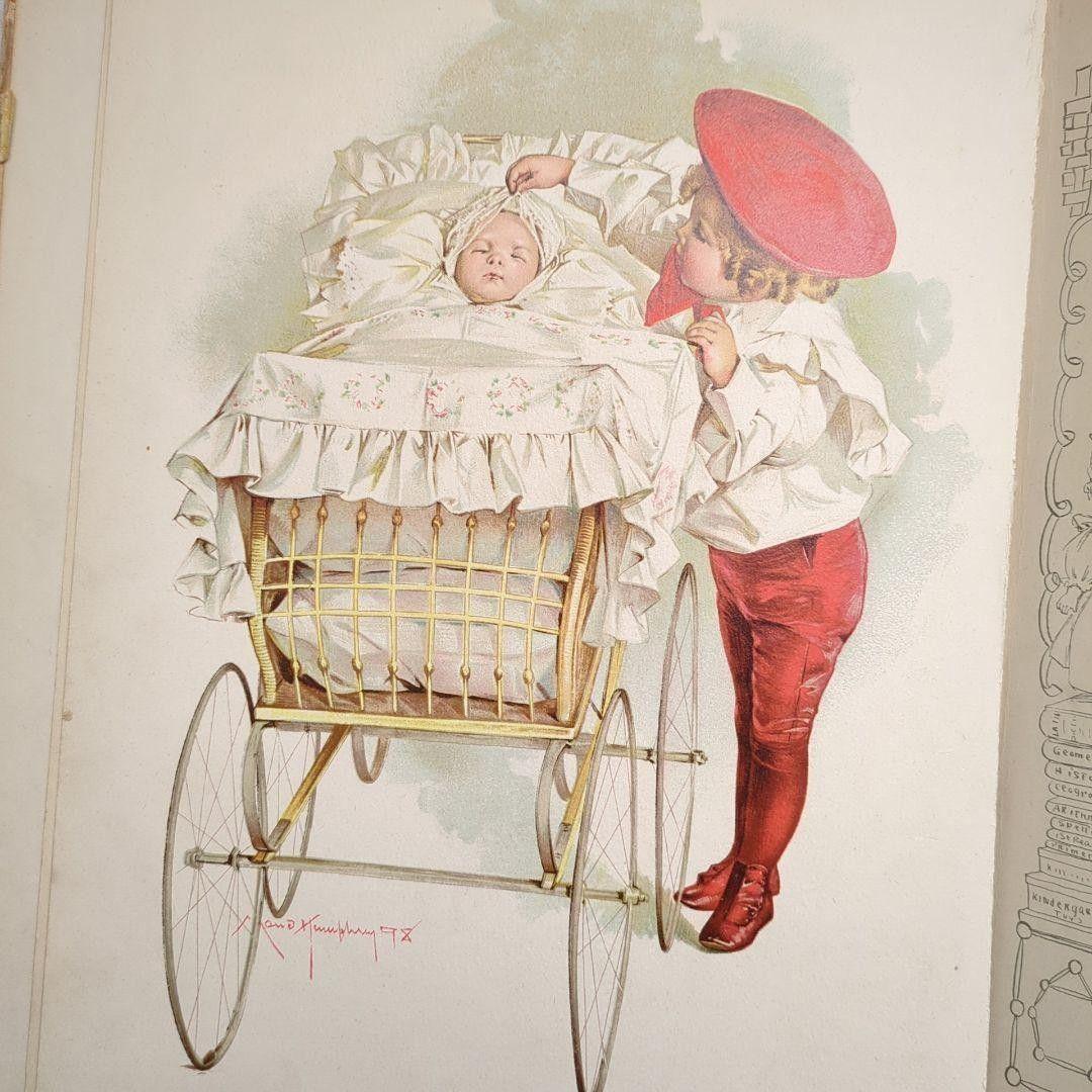 超稀少1898モードハンフリー絵本 初版本 洋書 アンティーク ヴィクトリアン