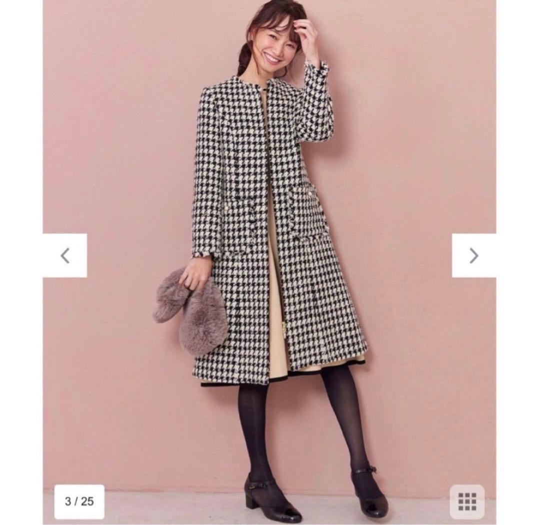 極美品♡トッカ　PUZZLE ツイードコート　千鳥