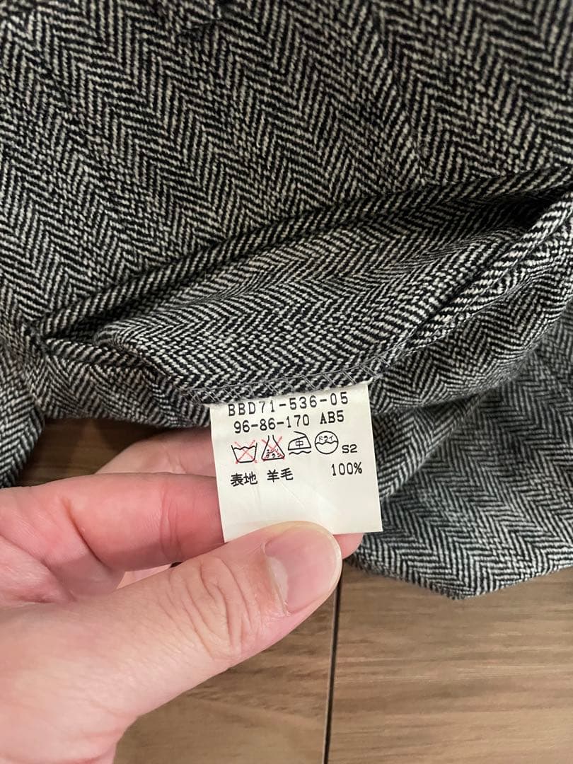 極美品　バーバリー　ヘリンボーン　スーツセットアップ　Burberry