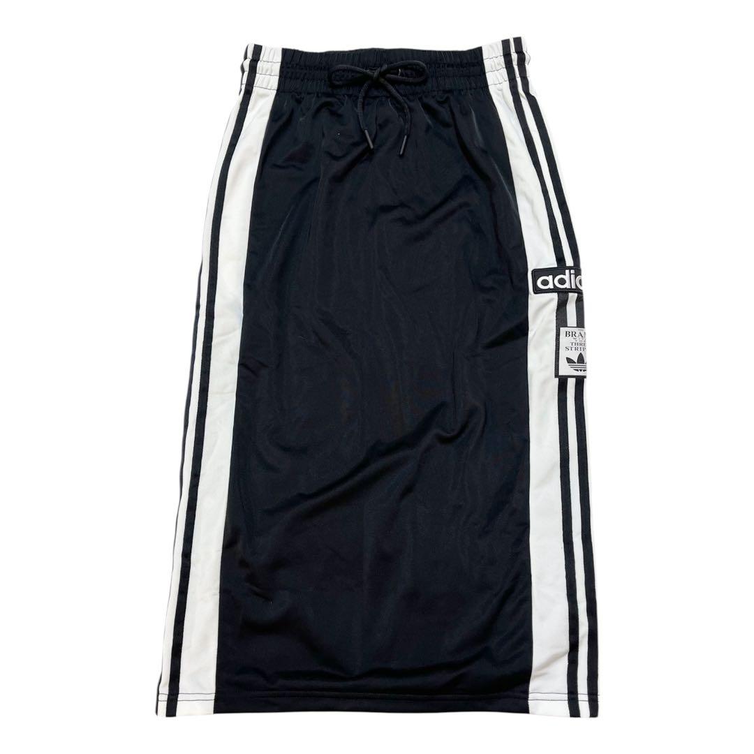 【極美品】adidas ADIBREAKSKIRT ブラック ロングスカート L