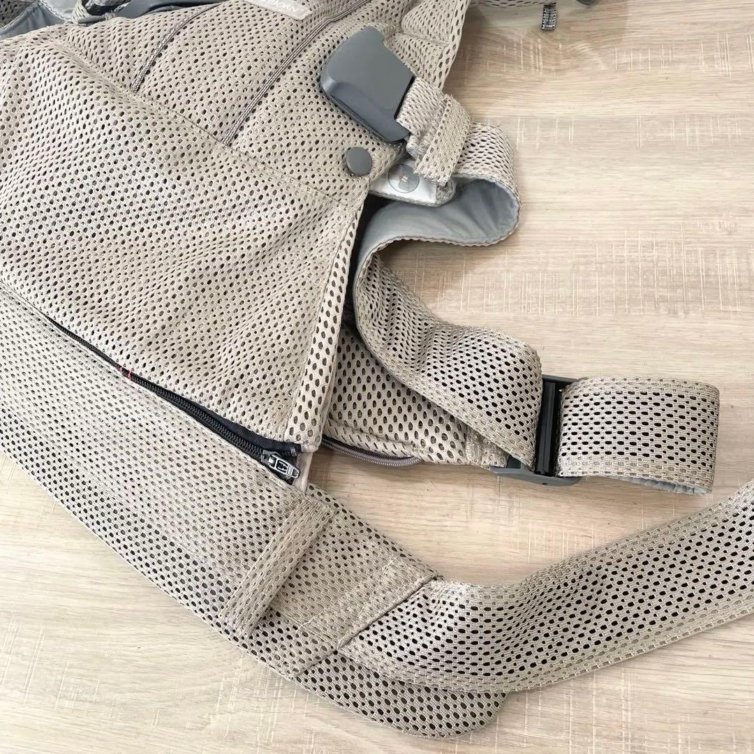 【美品】BABYBJÖRN ONEKAI Air 抱っこ紐メッシュ グレージュ