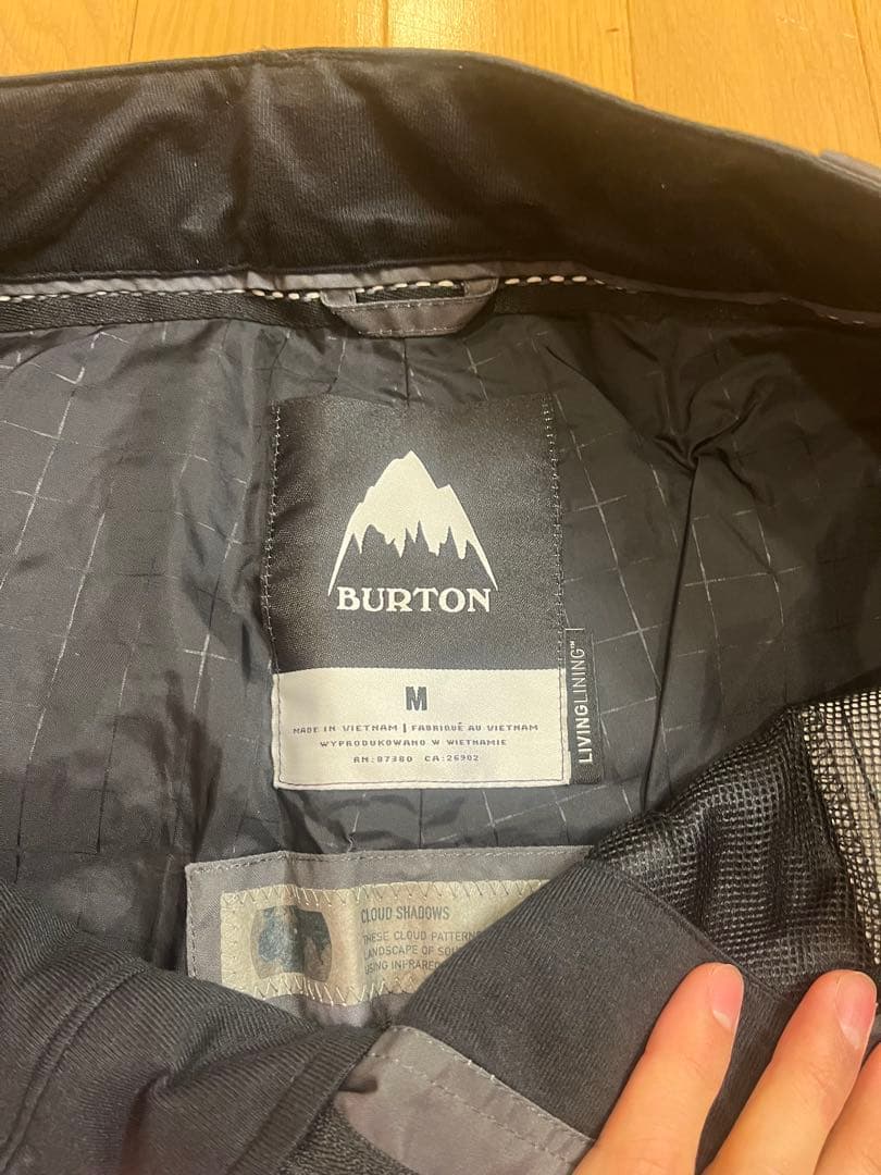 BURTON スノーボードパンツ Mサイズ グレー迷彩