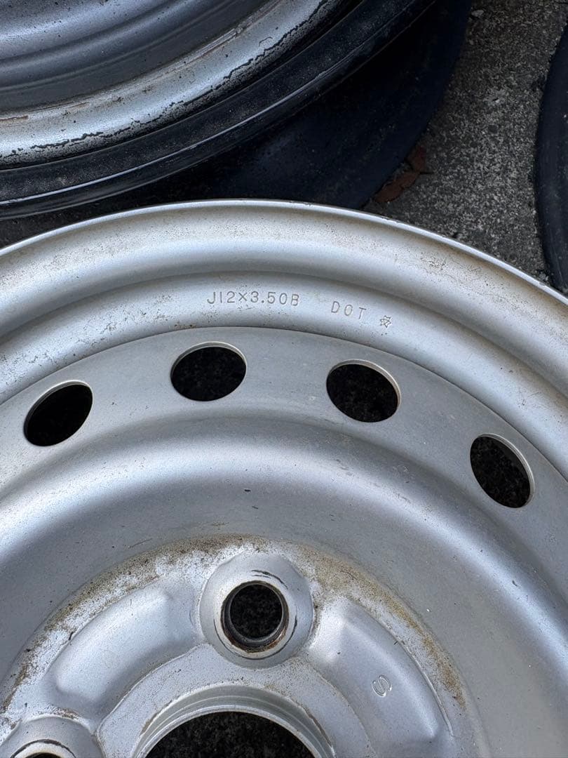 鉄ホイール 12インチ3.5J 4枚