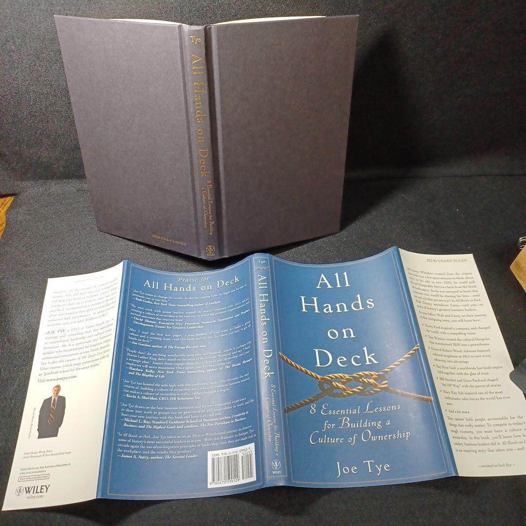 461_【洋書/サイン本】 Joe Tye「All Hands on Deck」