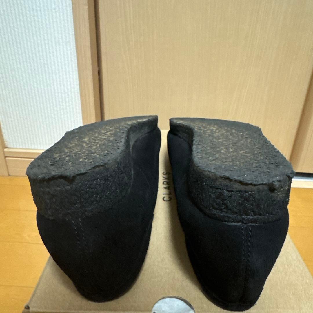 CLARKS Wallabee ブラック W 8