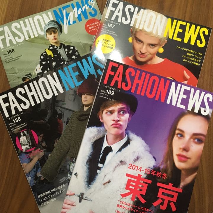 FASHION COLOR FASHION NEWS ファッション誌　14冊