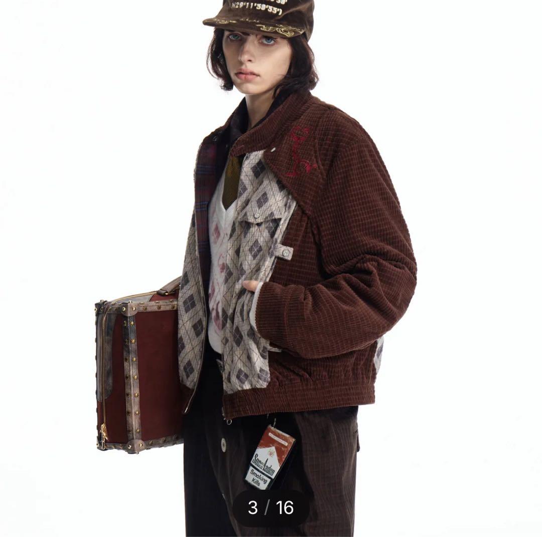 ジャケット・アウター emobrother Reversible Corduroy Waffle L