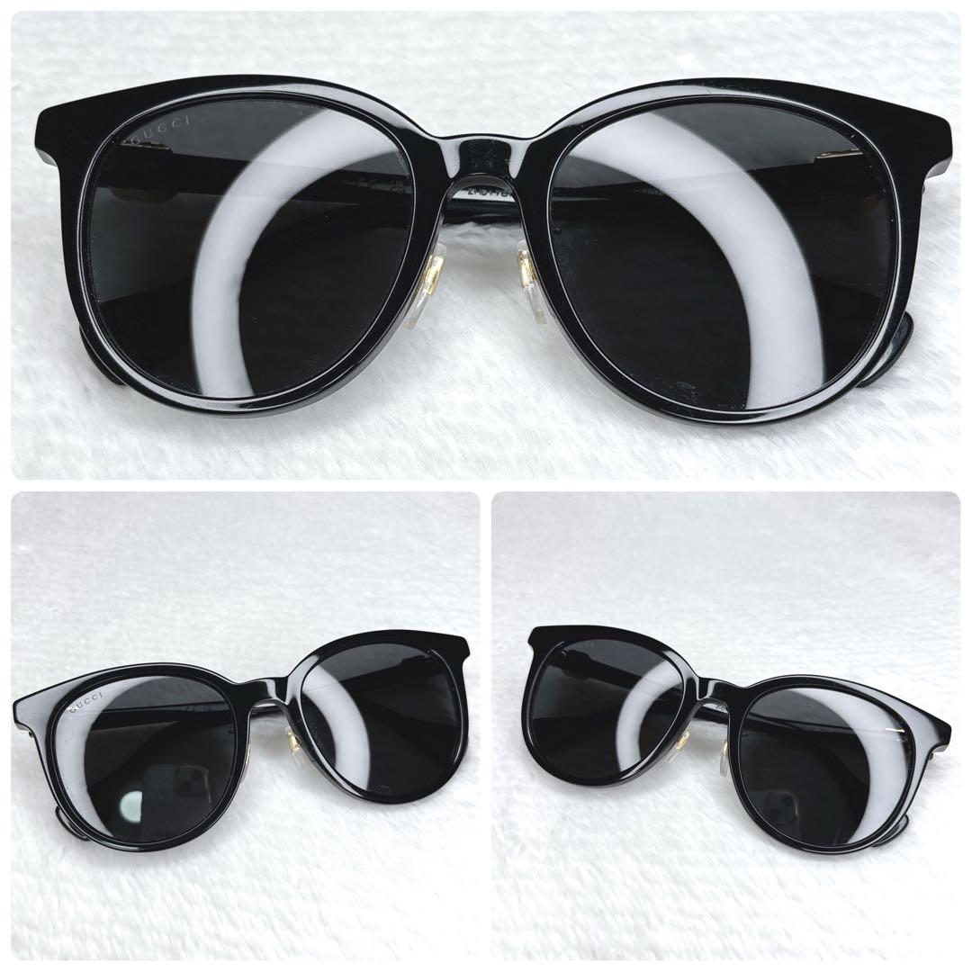GUCCI グッチ GG1073SK サングラス ブラック ゴールド ロゴ