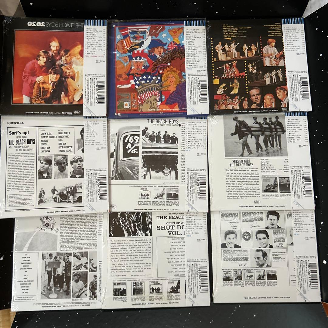マ*ー様 新品】ビーチボーイズ　CD 紙ジャケット　9枚セット②