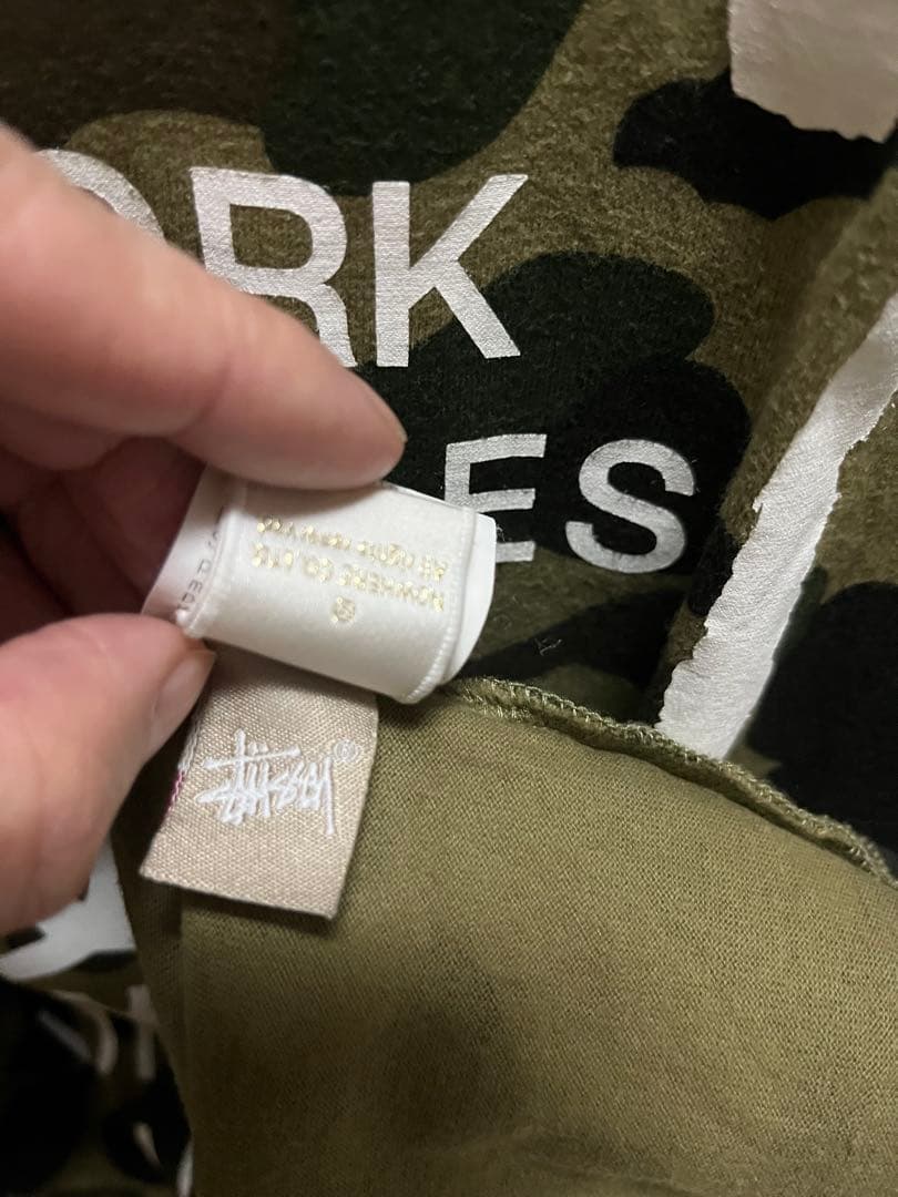 希少 A BATHING APE ×STUSSY 30周年記念 Tシャツ