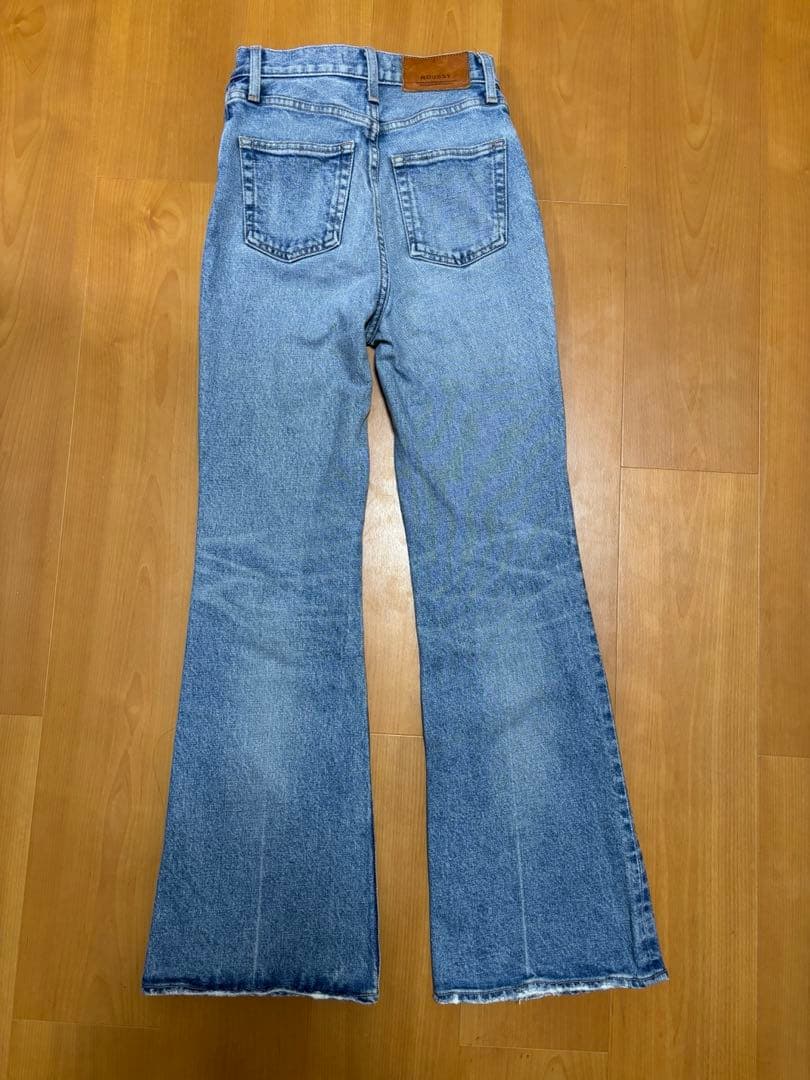 moussy mvsフレアデニム23インチ ライトブルー
