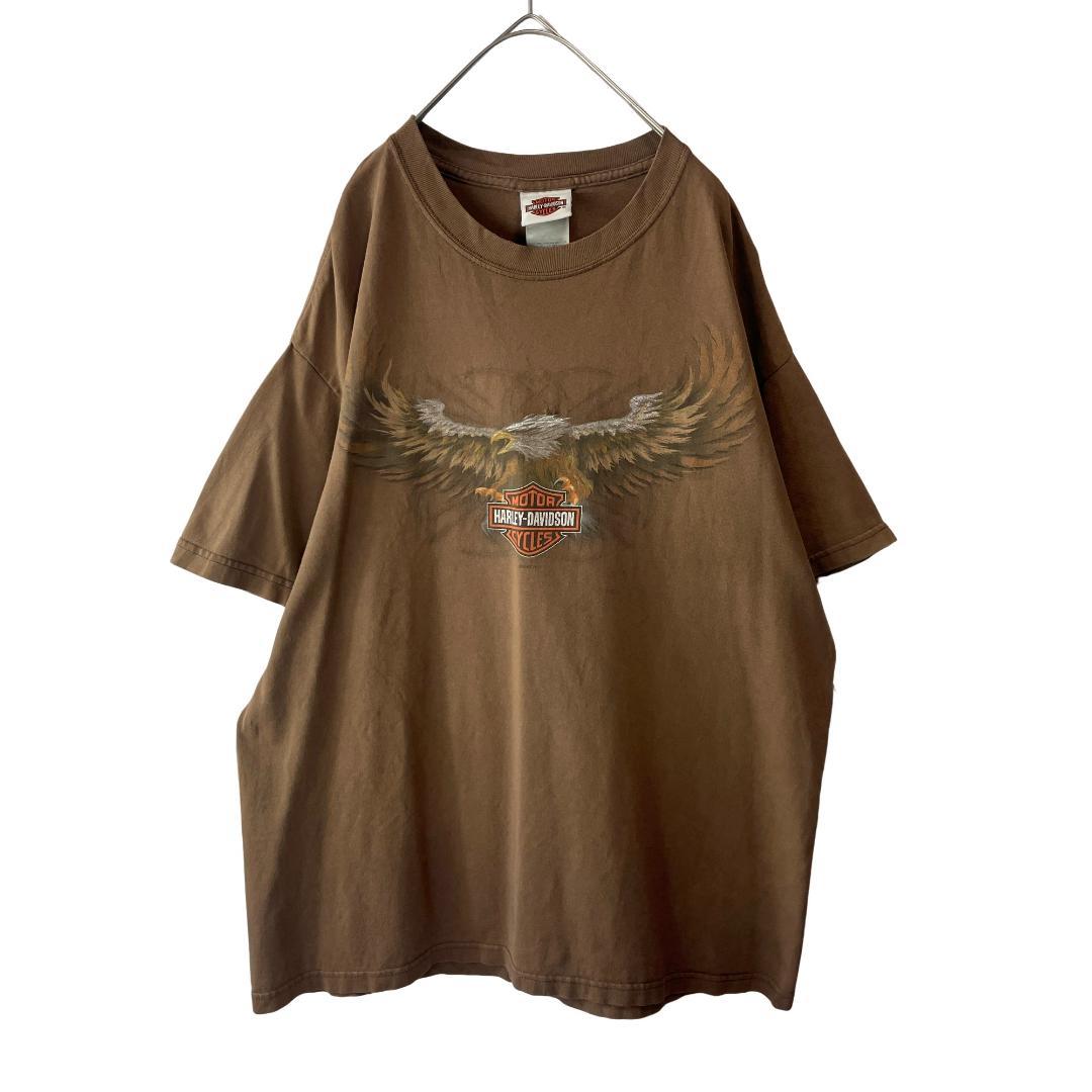 【16ak様リピート商品専用】ハーレーダビッドソン Tシャツ L ブラウン