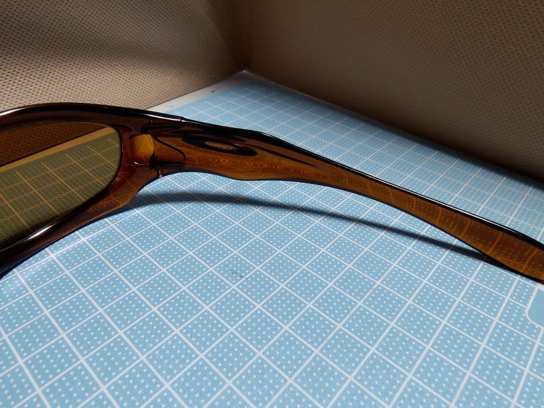 OAKLEY 　モンスタードッグ　廃盤品　ブラウン　初期ロゴ　偏光レンズ