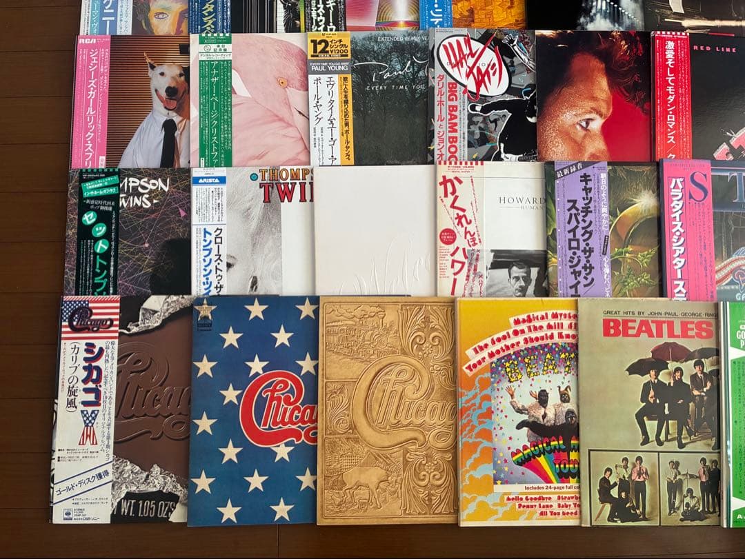 LPレコード　まとめ33枚セット　ビートルズ/シカゴなど